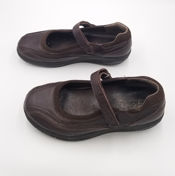 Skechers Shape Ups Leather Sandal Mary Jane 10 - Picture 3 of 7